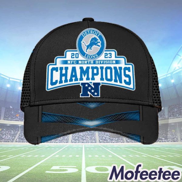 Lions 2023 NFC North Division Champions Hat