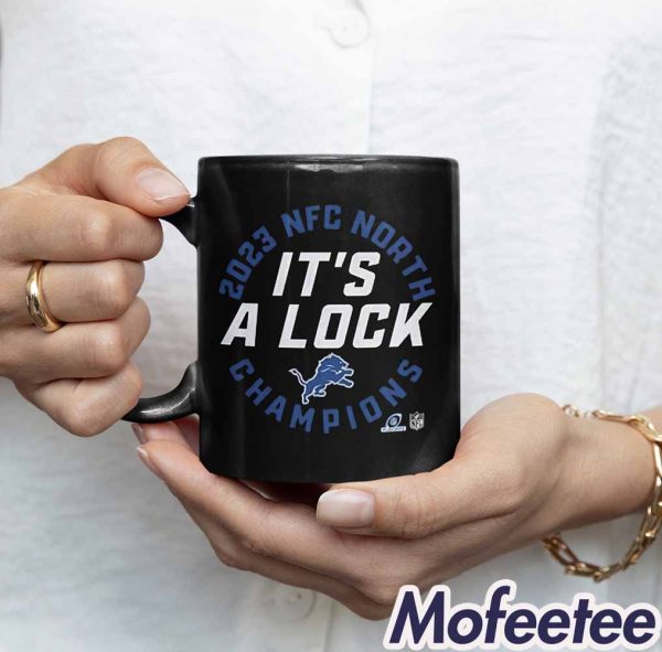 Lions 2023 Nfc North Division Champions It’s A Lock Mug