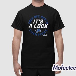 Lions 2023 Nfc North Division Champions It's A Lock Shirt