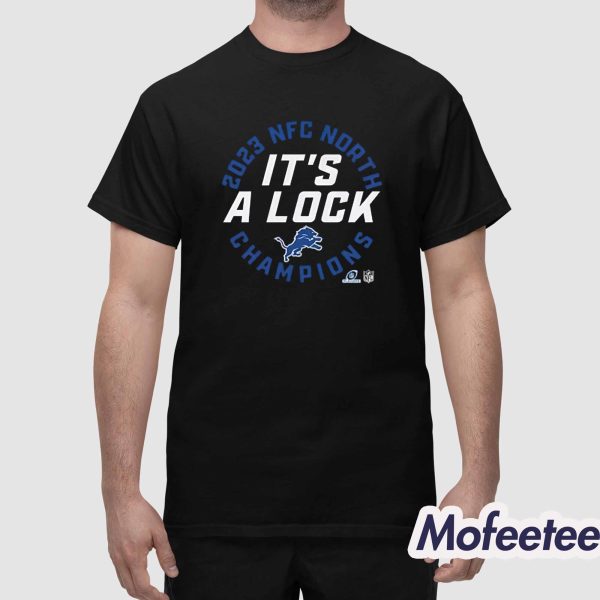 Lions 2023 NFC North Division Champions It’s A Lock Shirt