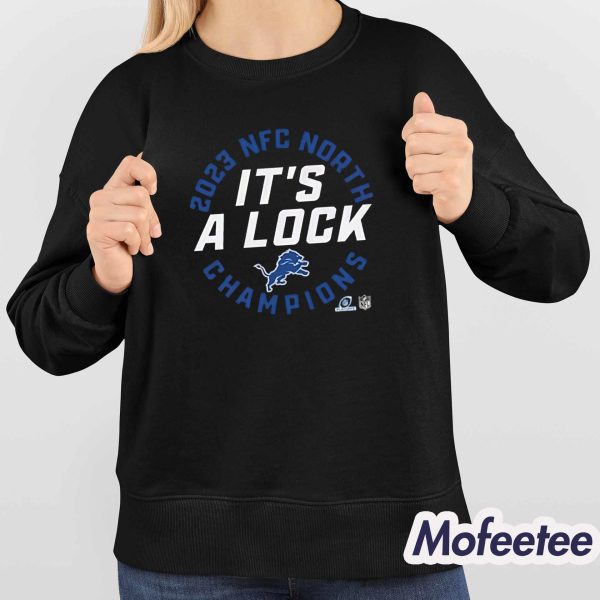 Lions 2023 NFC North Division Champions It’s A Lock Shirt