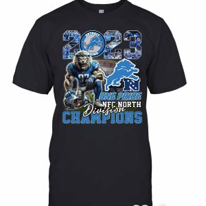 Lions 2023 One Pride NFC North Division Champions Shirt