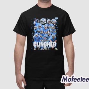 Lions Clinched NFC North 2024 NFL Playoffs Shirt 1