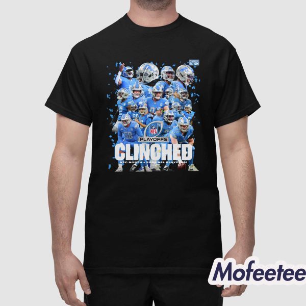 Lions Clinched NFC North 2024 NFL Playoffs Shirt
