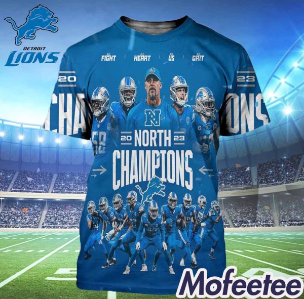 Lions Took The NFC North Champions NFL Football 2023 Shirt