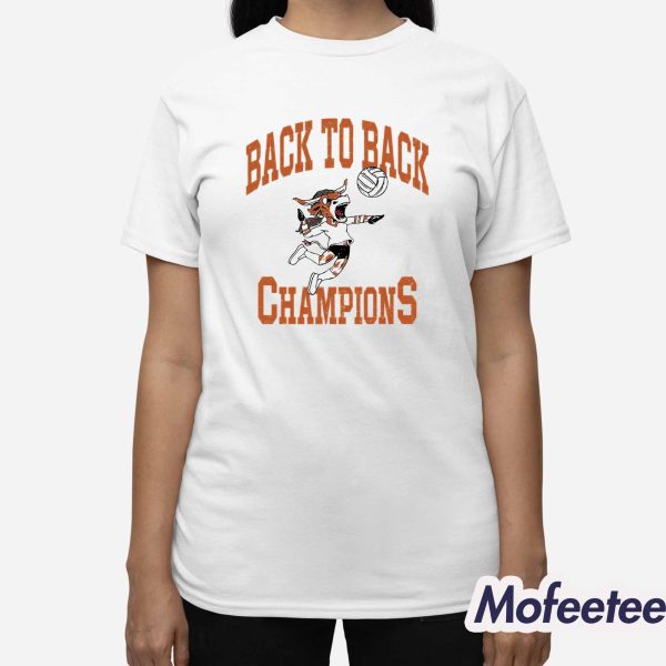 Longhorns Back To Back Champions Shirt