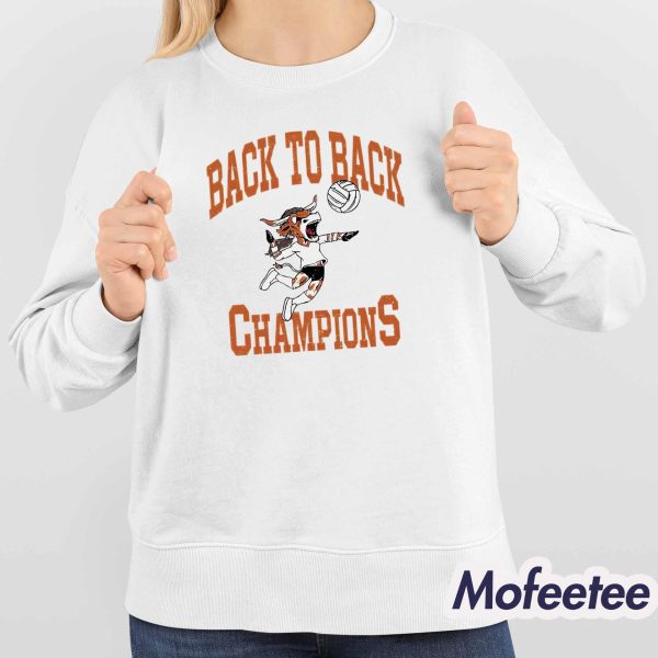 Longhorns Back To Back Champions Shirt