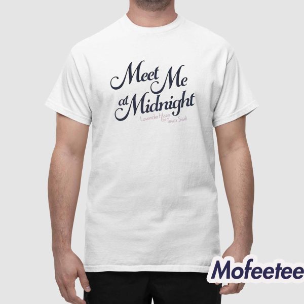 Meet Me At Midnight Lavender Haze By Taylor Swith Shirt
