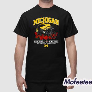 Michigan 2024 Rose Bowl Game Shirt 1