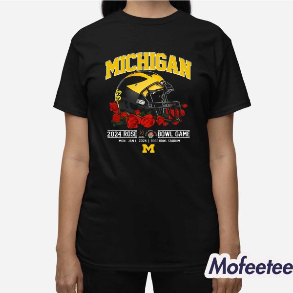 Michigan 2024 Rose Bowl Game Shirt