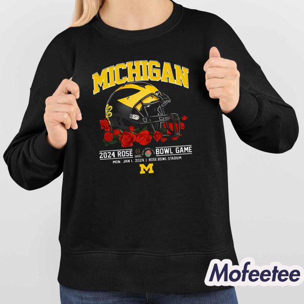 Michigan 2024 Rose Bowl Game Shirt