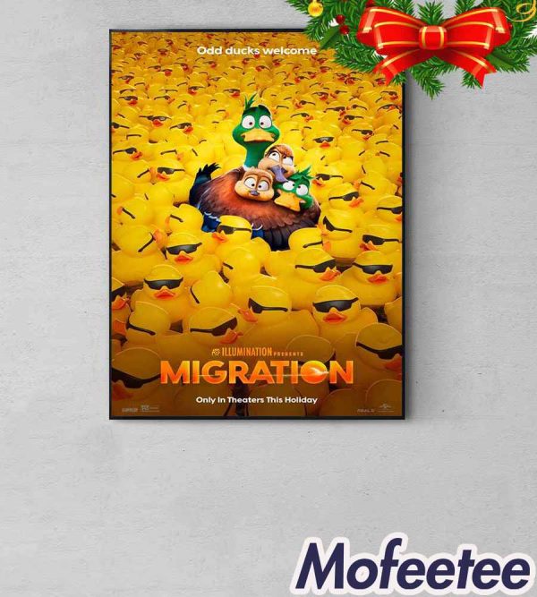 Migration Odd Ducks Welcome Only In Theaters Poster
