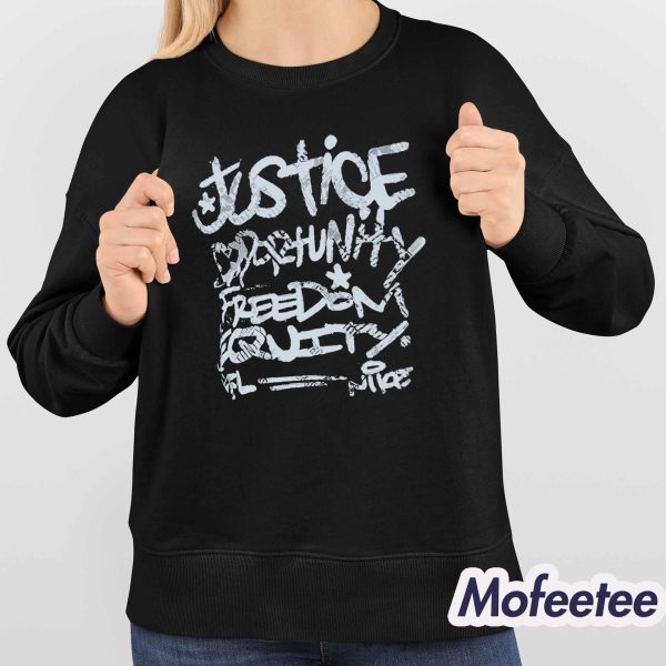 Mike Tomlin Justice Opportunity Equity Freedom Shirt