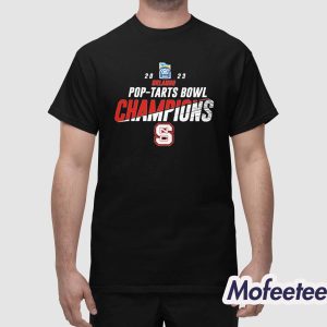 NC State Wolfpack 2023 Pop Tarts Bowl Champions Shirt
