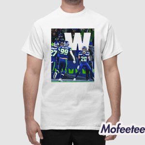 Seattle Seahawks Waking Up With The W Shirt 1 White