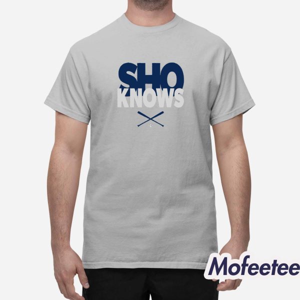 Sho Knows Shohei Ohtani Shirt