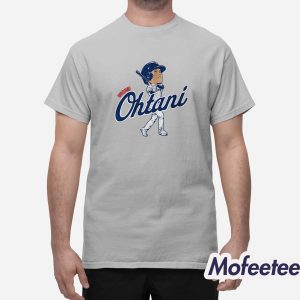 Shohei Ohtani Batting Caricature Shirt 1