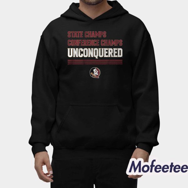 State Champs Conference Champs Unconquered FSU Shirt