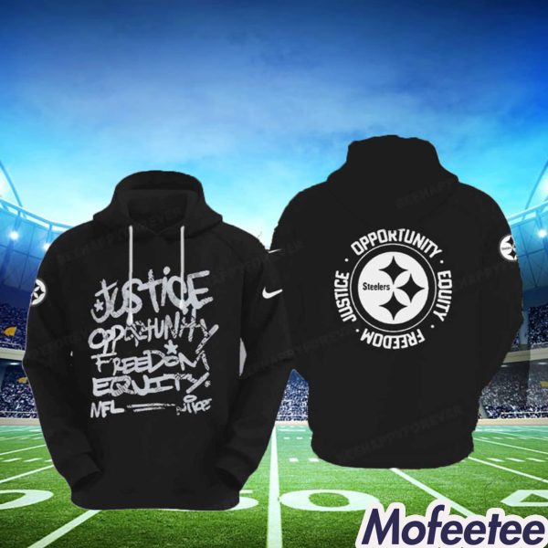 Steelers Justice Opportunity Equity Freedom Hoodie