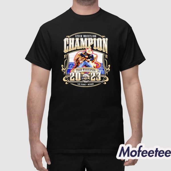 Steer Wrestling Champion Tyler Waguespack 2023 Shirt