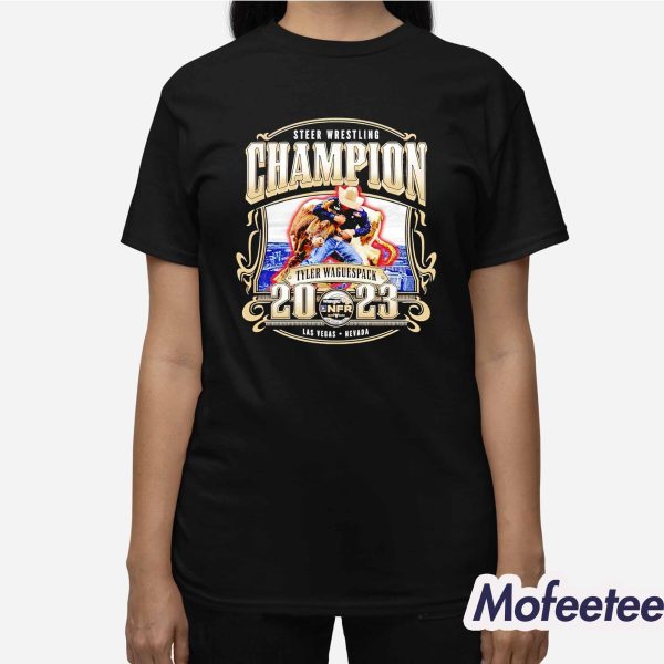 Steer Wrestling Champion Tyler Waguespack 2023 Shirt