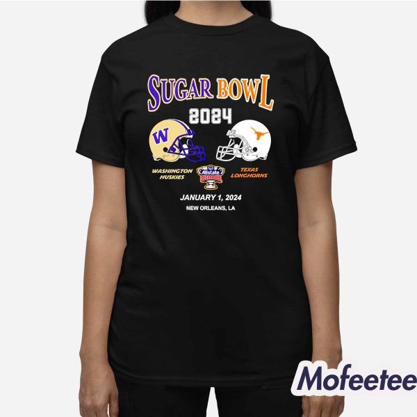 Sugar Bowl 2024 Huskies vs Longhorns Shirt
