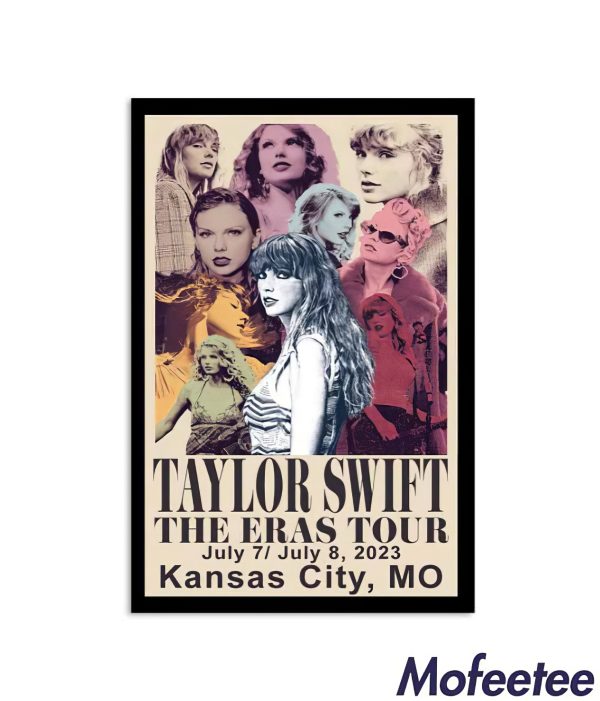 Taylor Swift The Eras Tour Kansas City, Mo Poster