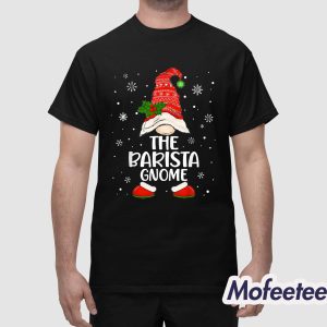 The Barista Gnome Christmas Shirt 1