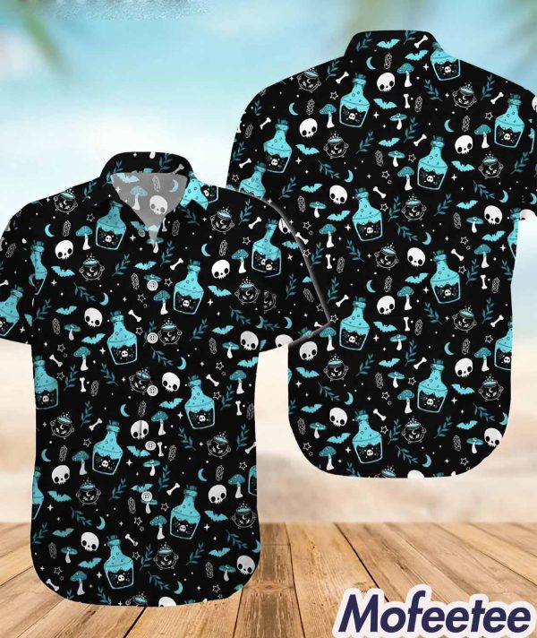 Witchy Potion Bottle Hawaiian Shirt