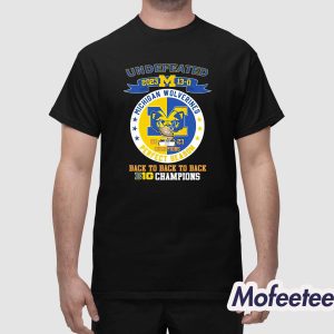 Wolverines Undefeated Back To Back Big Champions Shirt 1