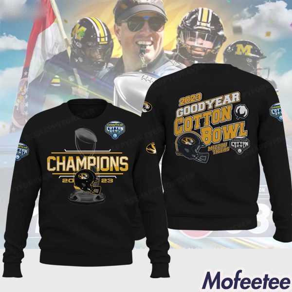 2023 Goodyear Cotton Bowl Champions Tigers Hoodie