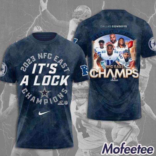 2023 NFC East Champions Cowboys 3D Hoodie Shirt