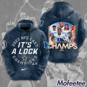 2023 NFC East Champions Cowboys 3D Hoodie Shirt 2