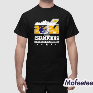 2024 National Champions Michigan Wolverines Shirt 1