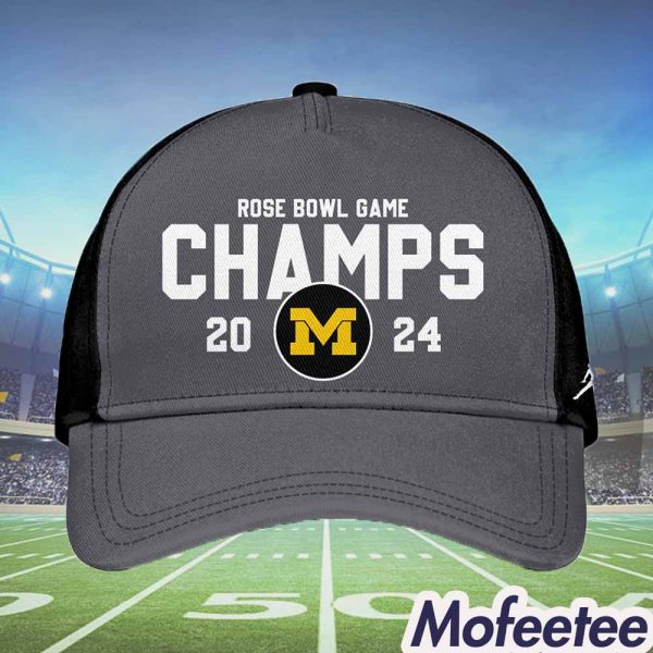 2024 Rose Bowl Game Champs Michigan Wolverines Hat