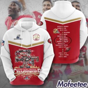 49ers 2023 Natinal Football Conference Champions Hoodie 1