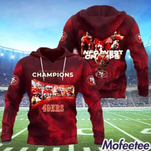 49ers 2023 West Division Champions Hoodie 1