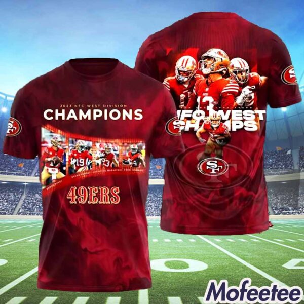 49ers 2023 West Division Champions Hoodie