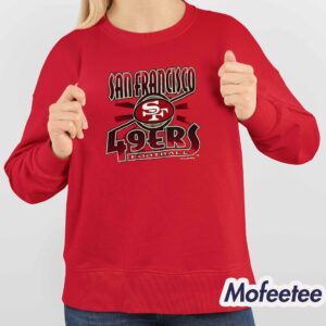 49ers Football Spellout Crew Neck Sweatshirt 4