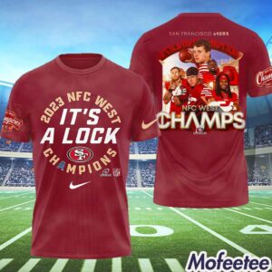 49ers NFC West Champs Playoffs It's A Lock Shirt 1