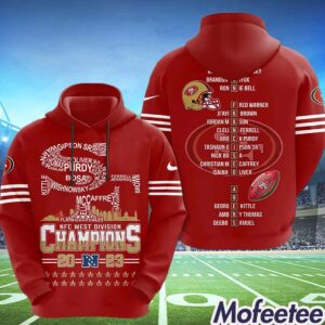 49ers NFC West Division Championship 2023 Hoodie 1