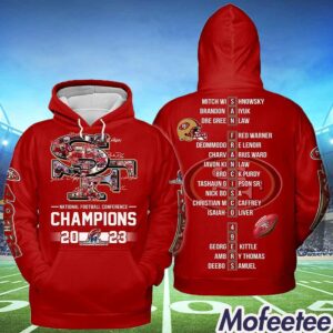 49ers National Football Conference 2023 Champions Hoodie 1