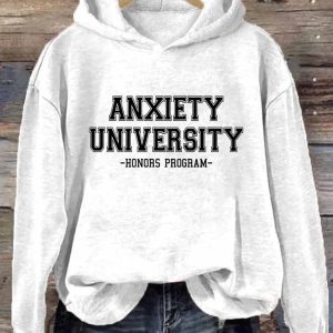 Anxiety University Honors Program Hoodie 1