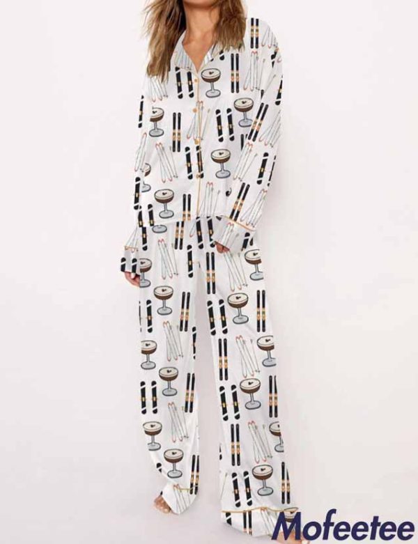 Apres Ski Espresso Martini Girls Pajama Set