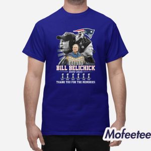Bill Belichick 2000 2023 Thank You For The Memories Shirt 1