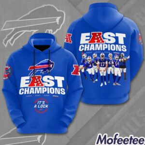 Bills 2023 AFC East Champions Hoodie 1 1