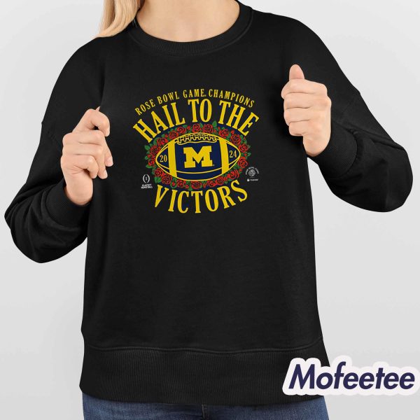 Bowl Champions Wolverines Hail To The Victors 2024 Shirt