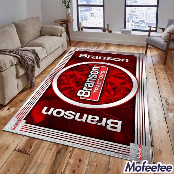 Branson Tractors Floor Rug High Quality Non-slip Carpet Flannel Mats Decor
