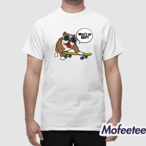 Bulldog On Board Cartoon Shirt 1