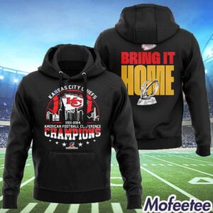 Chiefs 2023 2024 American Football Conference Champions Bring It Home Hoodie